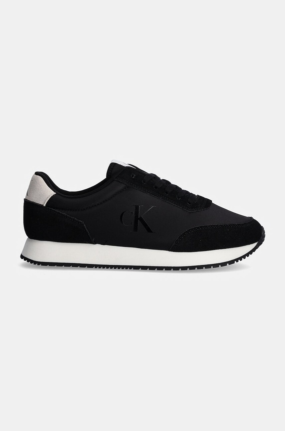 Sneakers Calvin Klein Jeans RETRO RUNNER ICONIC SNK YM0YM01119 μαύρο SS25