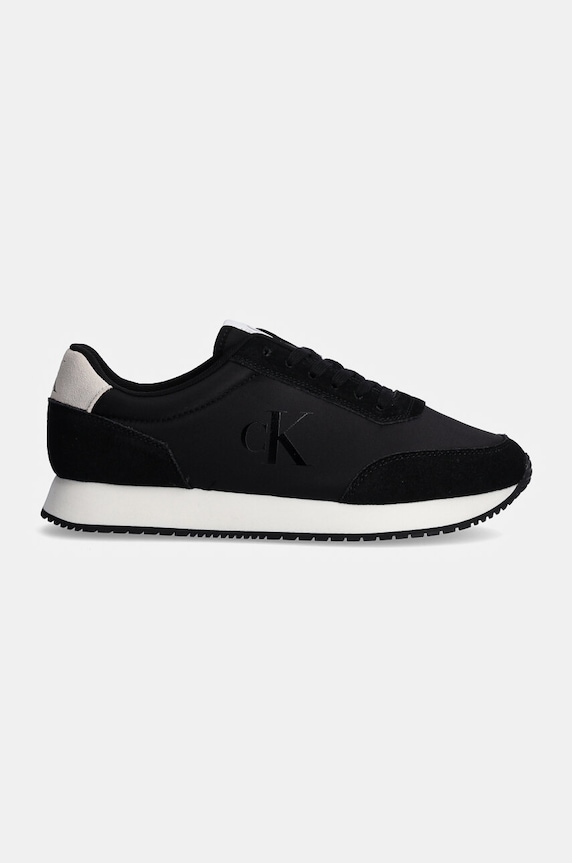 Sneakers Calvin Klein Jeans RETRO RUNNER ICONIC SNK YM0YM01119 μαύρο SS25