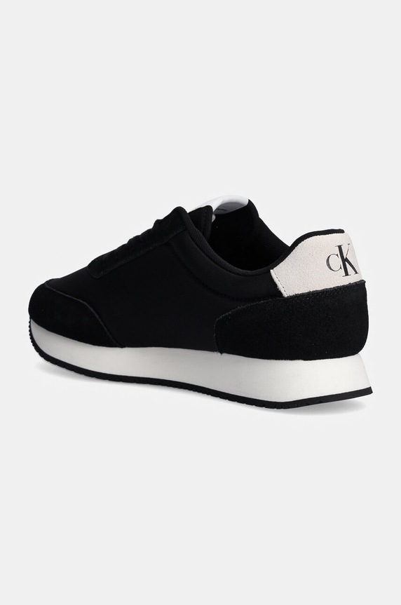 Παπούτσια Sneakers Calvin Klein Jeans RETRO RUNNER ICONIC SNK YM0YM01119 μαύρο