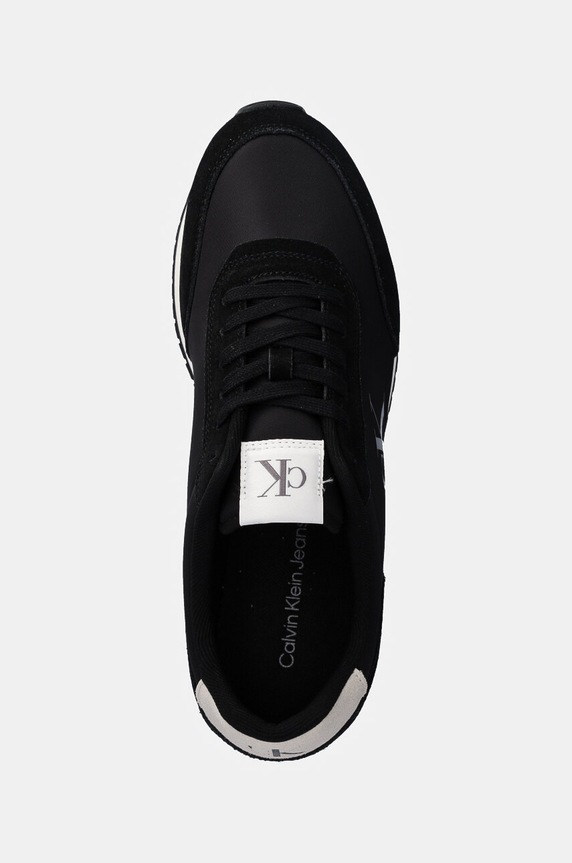Sneakers Calvin Klein Jeans RETRO RUNNER ICONIC SNK μαύρο YM0YM01119