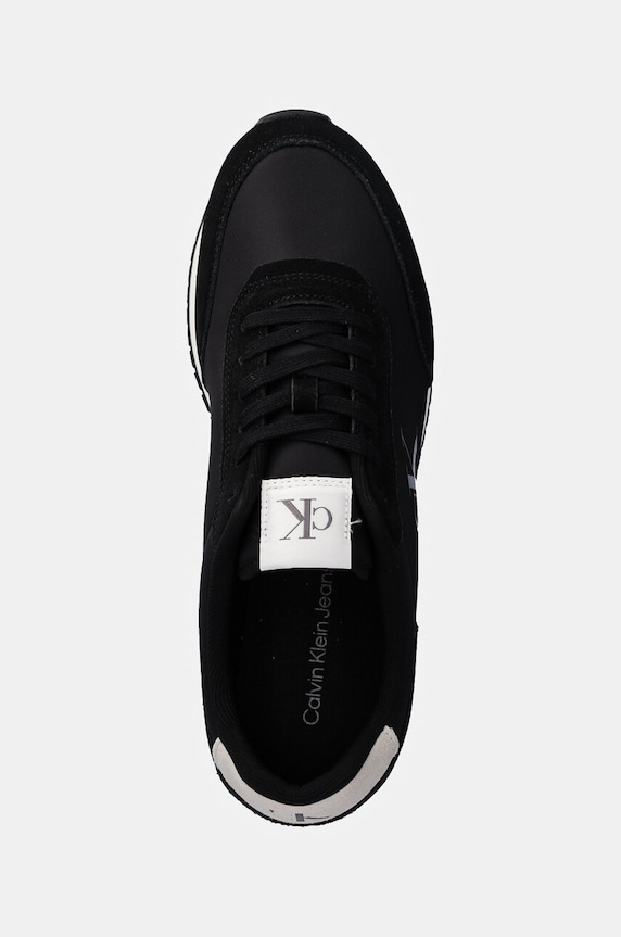 Sneakers Calvin Klein Jeans RETRO RUNNER ICONIC SNK μαύρο YM0YM01119
