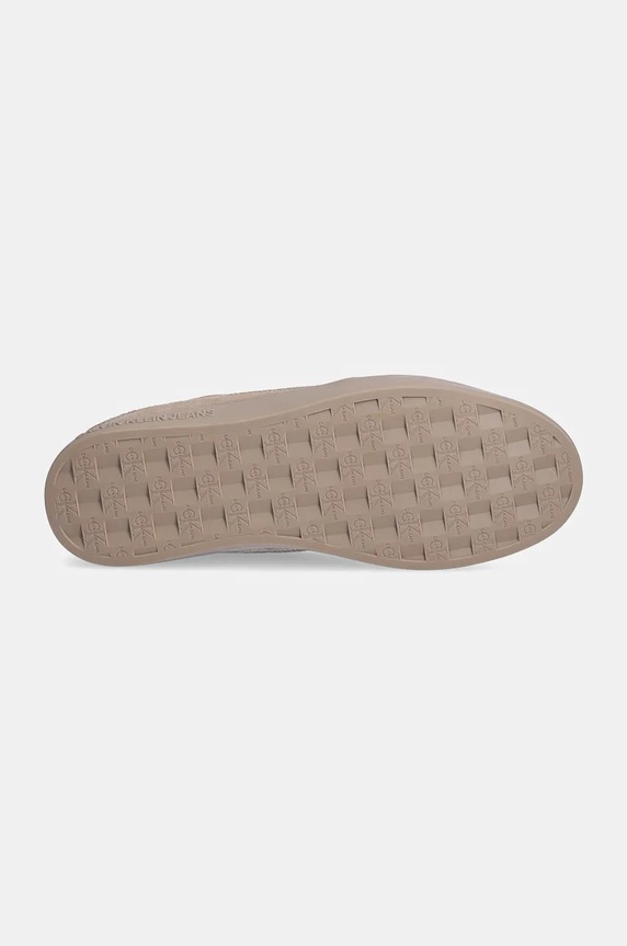 Σουέτ sneakers Calvin Klein Jeans CLASSIC CUPSOLE ICONIC SNK YM0YM01094 καφέ
