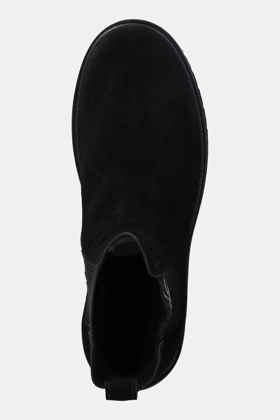 Calvin Klein Jeans sztyblety skórzane EVA BOOT MID CHELSEA ICONIC DR czarny YM0YM01080