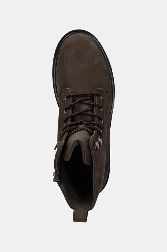 Calvin Klein Jeans cipő EVA BOOT MID LACEUP REBELLIOUS barna YM0YM01071