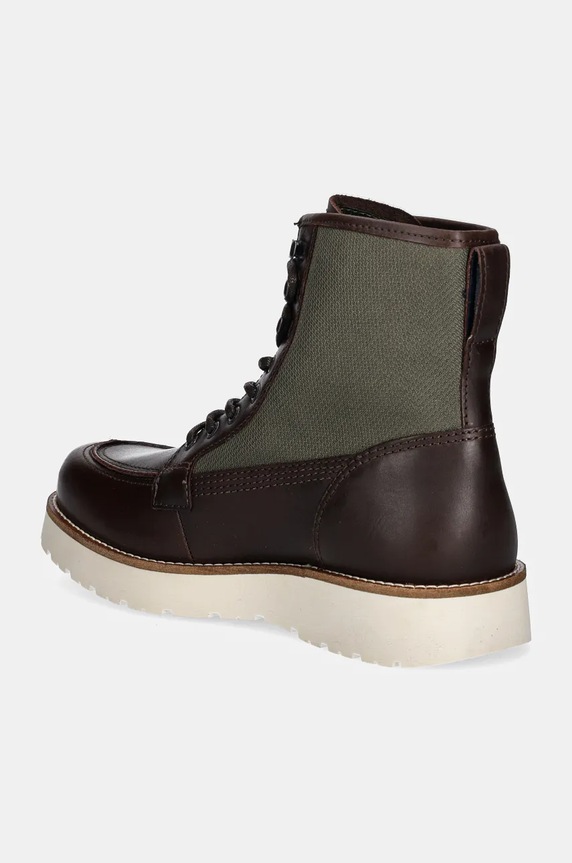Încălțăminte Tommy Hilfiger pantofi TH AMERICAN MIX CORDURA BOOT FM0FM05196 maro