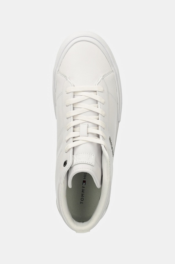 Tommy Hilfiger sneakers TH HI VULC STREET RWB LTH bianco FM0FM05202