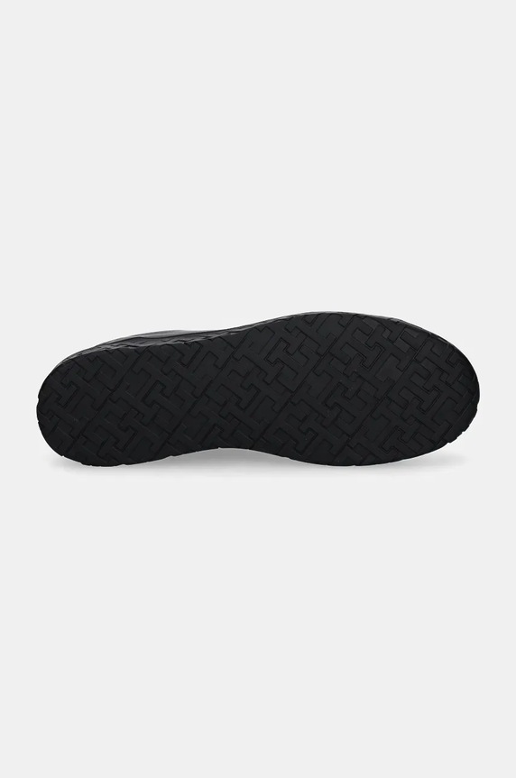 Δερμάτινα sneakers Tommy Hilfiger COURT THICK CUPSOLE LEATHER FM0FM05208 μαύρο