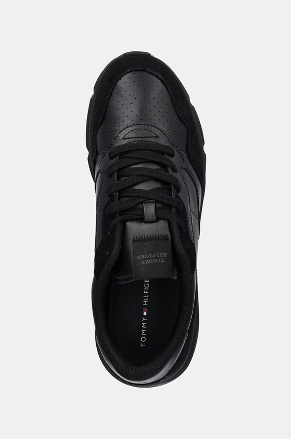 Sneakers Tommy Hilfiger FASTON LTH MIX μαύρο FM0FM05216