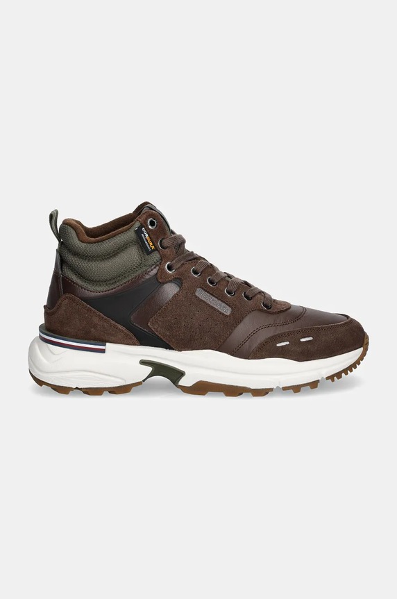 Sneakers boty Tommy Hilfiger M RUNNER CORDURA HI LTH MIX FM0FM05222 hnědá NC24