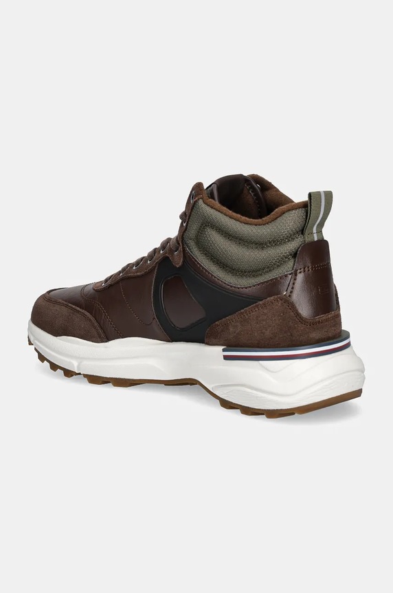 Boty Sneakers boty Tommy Hilfiger M RUNNER CORDURA HI LTH MIX FM0FM05222 hnědá
