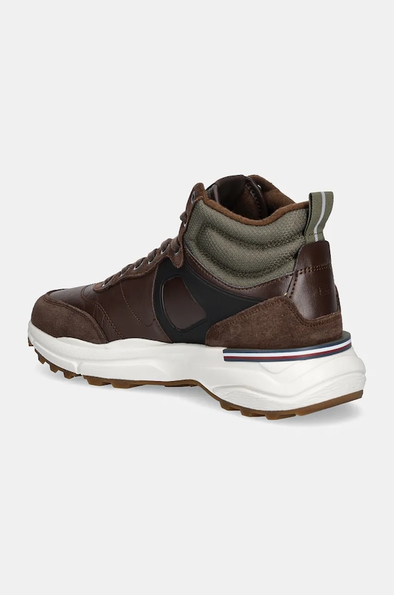 Boty Sneakers boty Tommy Hilfiger M RUNNER CORDURA HI LTH MIX FM0FM05222 hnědá