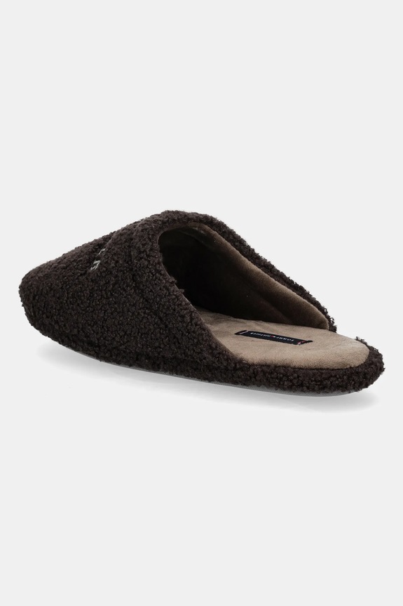 Obuća Kućne papuče Tommy Hilfiger HILFIGER WARM CURLY HOUSE SHOE FM0FM05226 smeđa