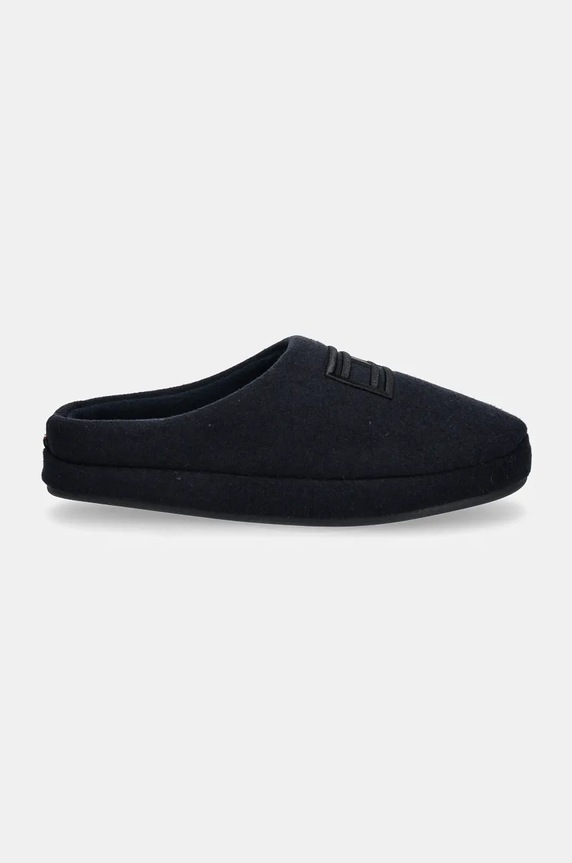 Tommy Hilfiger kapcie FLAG WARM FELT HOUSE SHOE FM0FM05227 granatowy AW24