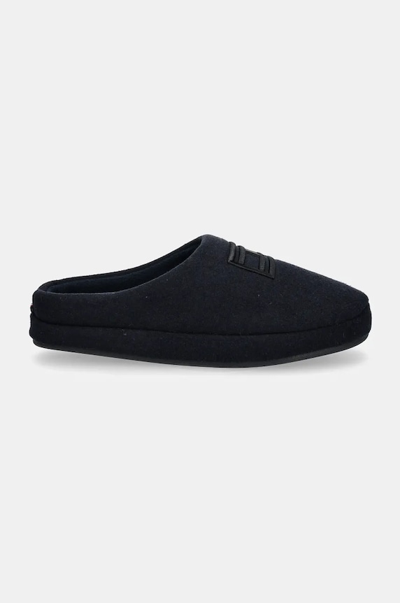 Tommy Hilfiger kapcie FLAG WARM FELT HOUSE SHOE FM0FM05227 granatowy AW24