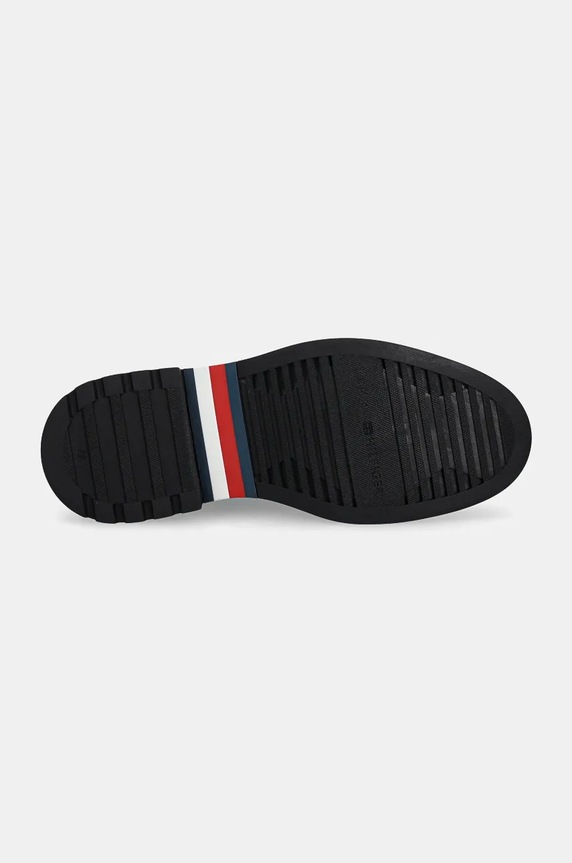 Kožne cipele Tommy Hilfiger HILFIGER COMFORT LWT LTH M TOE B FM0FM05264 crna
