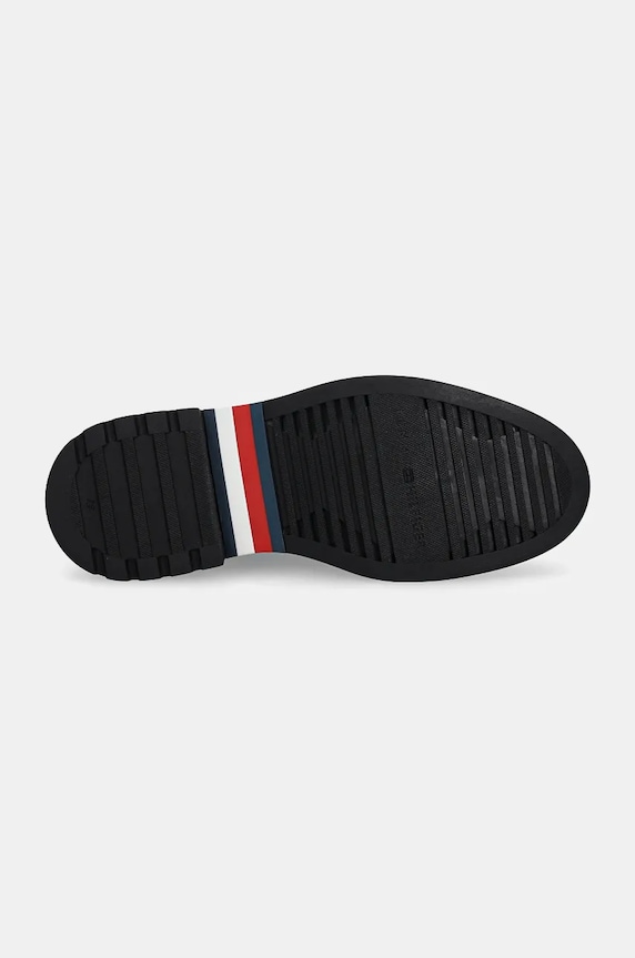 Kožne cipele Tommy Hilfiger HILFIGER COMFORT LWT LTH M TOE B FM0FM05264 crna