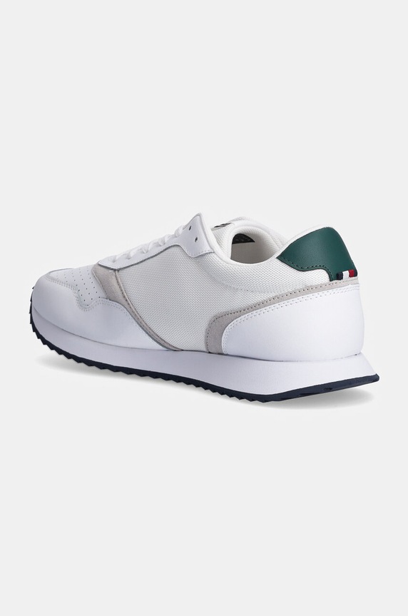 Boty Sneakers boty Tommy Hilfiger RUNNER EVO SEASONAL MIX FM0FM05305 bílá