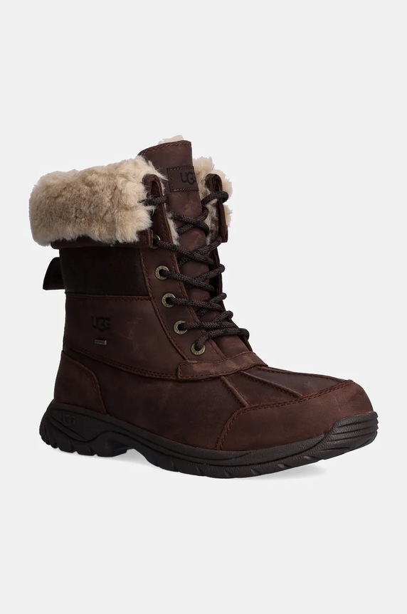 UGG trapery skórzane Butte Distressed skóra licowa brązowy 1159510.BCDR