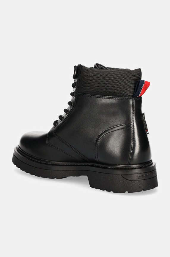 Încălțăminte Tommy Jeans pantofi inalti TJM LACE UP BOOT EM0EM01446 negru