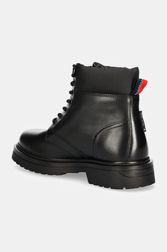 Încălțăminte Tommy Jeans pantofi inalti TJM LACE UP BOOT EM0EM01446 negru