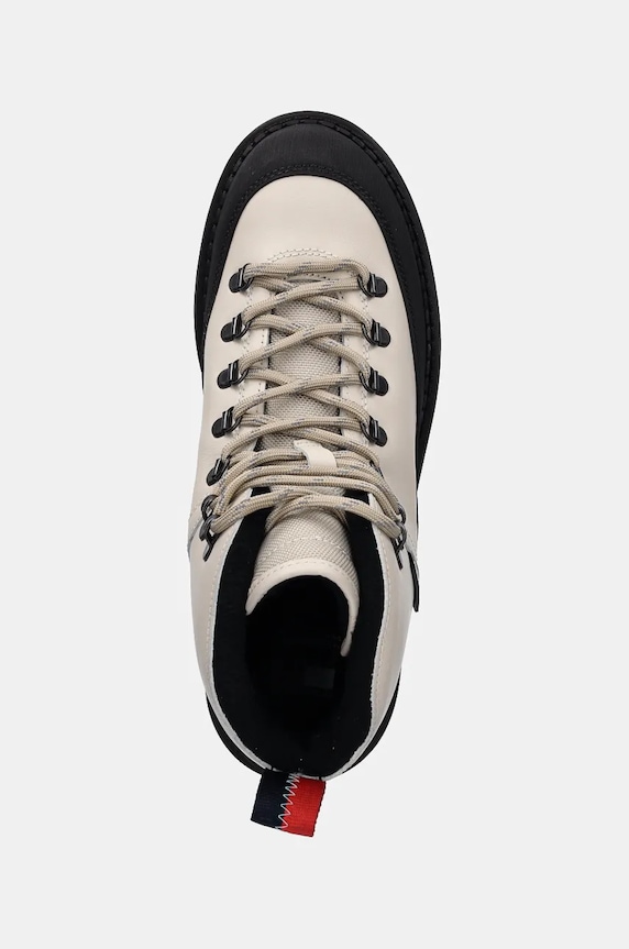Topánky Tommy Jeans TJM HIKING BOOT WL béžová EM0EM01491