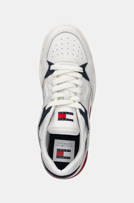 Tenisky Tommy Jeans TJM ULTRA BASKET SNEAKER biela EM0EM01493