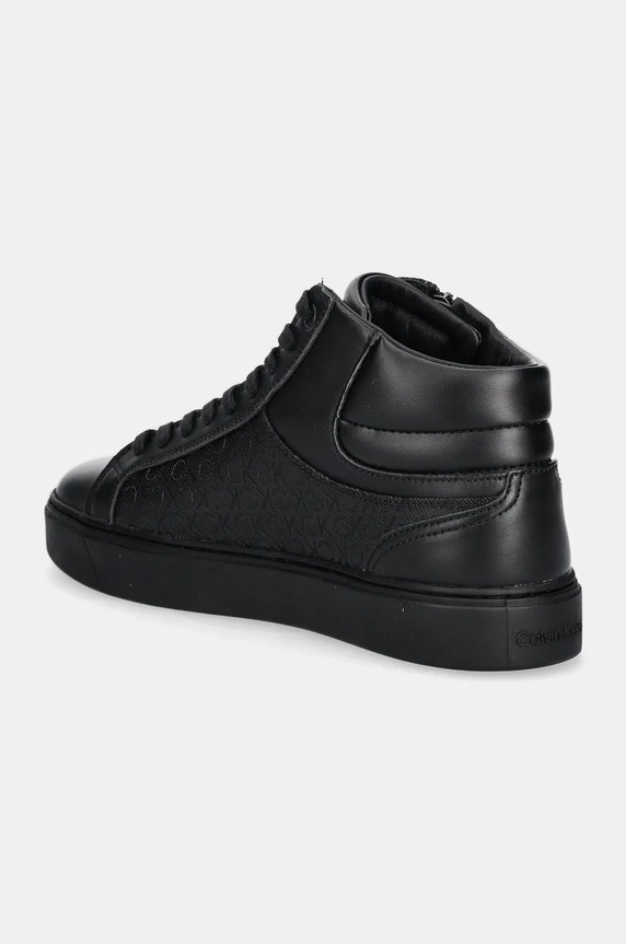 Παπούτσια Sneakers Calvin Klein HIGH TOP LACE UP W/ ZIP MONO HM0HM01556 μαύρο