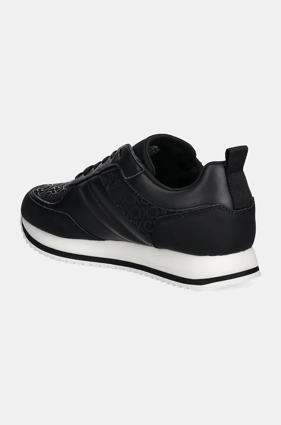 Obuwie Calvin Klein sneakersy LOW TOP LACE UP REPR MONO HM0HM01595 czarny