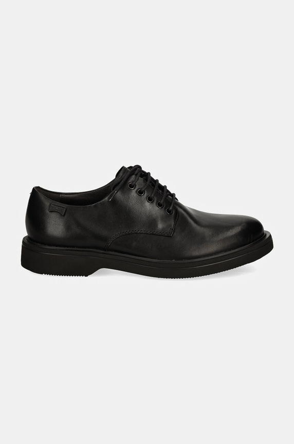 Kožené polobotky Camper Norman K100998.001 černá SS26