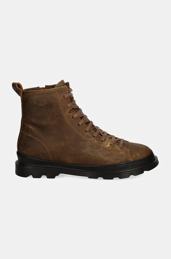 Кожени обувки Camper Brutus K300245.038 бежов AW24