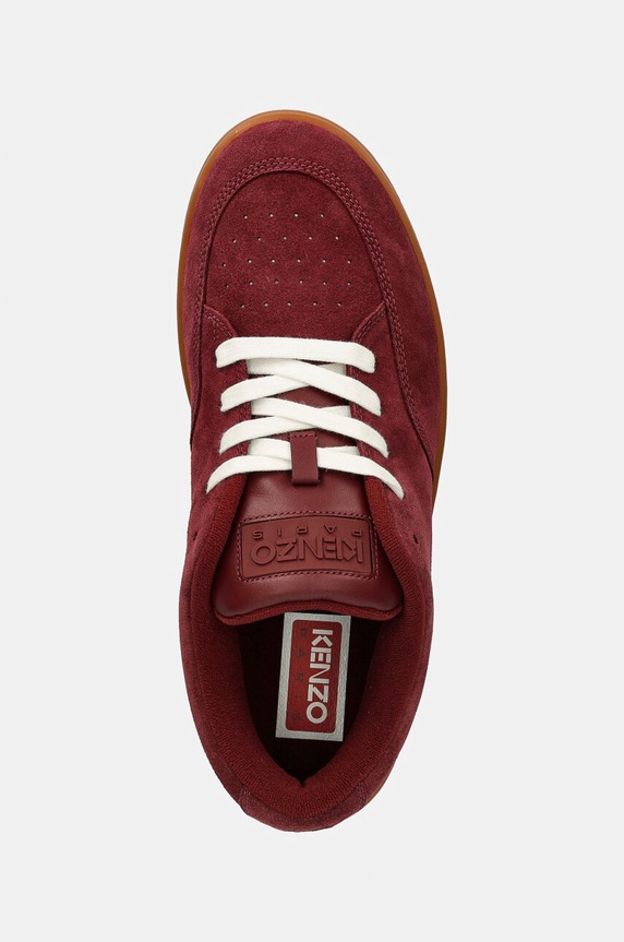 Semišové tenisky Kenzo Dome Low Top Sneakers burgundské FD65SN061L56.23