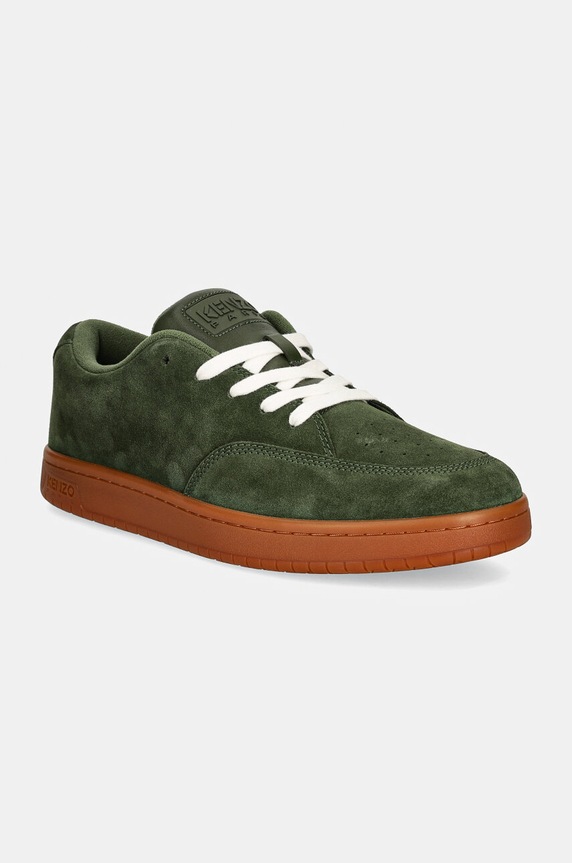 Kenzo sneakers din piele intoarsă Dome Low Top Sneakers piele întoarsă verde FD65SN061L56.51