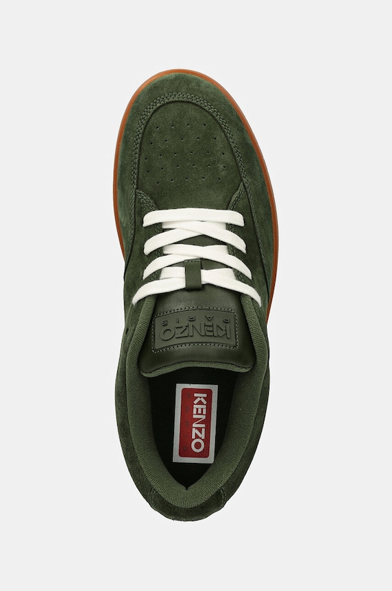 Kenzo sneakers din piele intoarsă Dome Low Top Sneakers verde FD65SN061L56.51