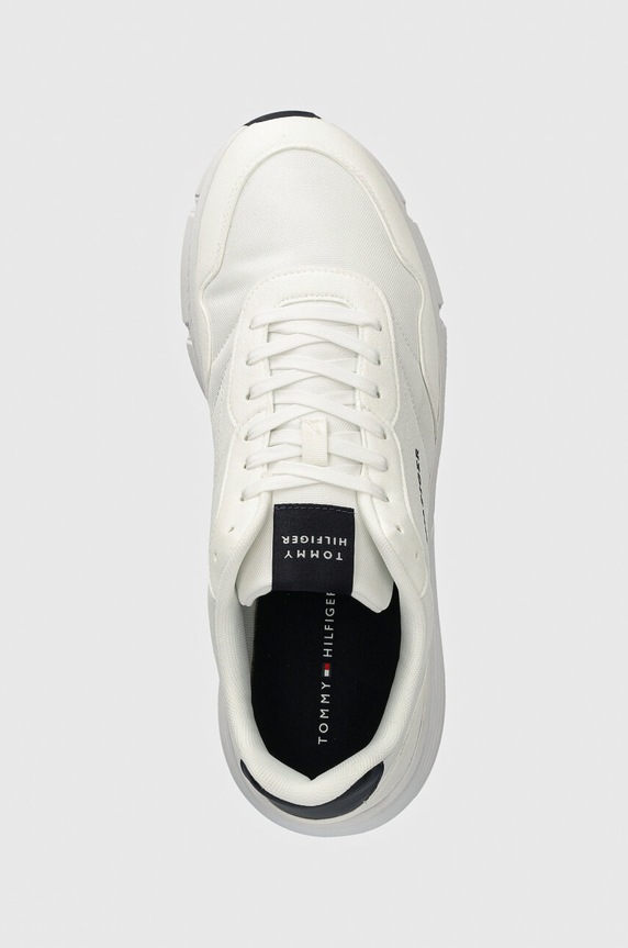 Tommy Hilfiger sneakers FASTON MIX ESS alb FM0FM05141