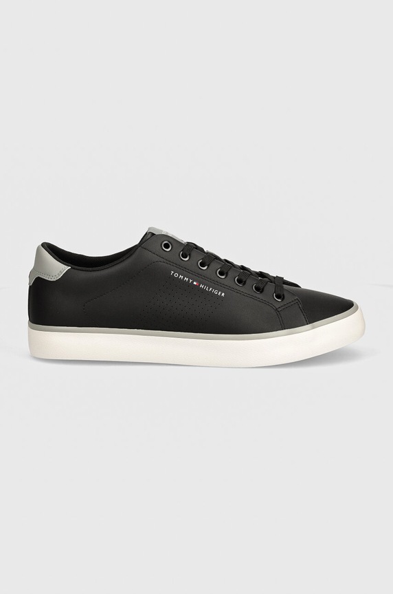 Sneakers boty Tommy Hilfiger TH HI VULC LOW CORE SEASONAL FM0FM05110 černá AW24