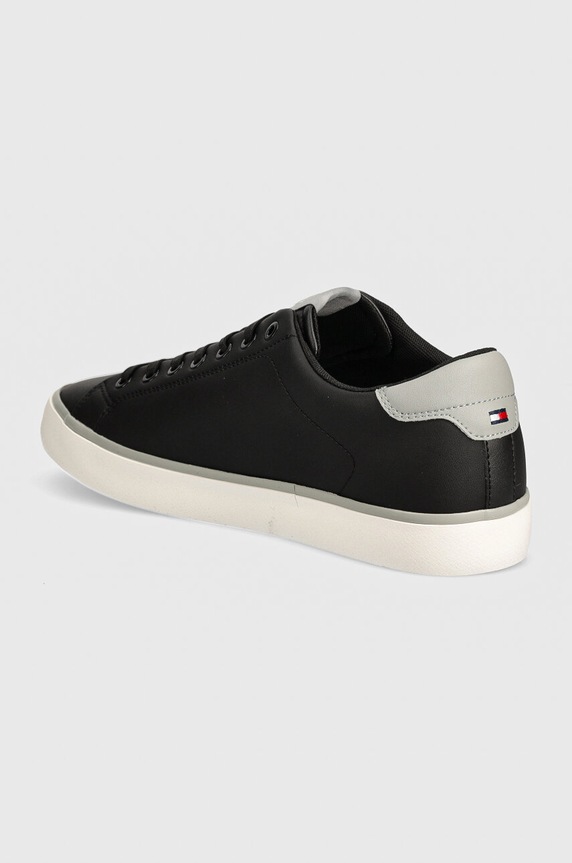 Boty Sneakers boty Tommy Hilfiger TH HI VULC LOW CORE SEASONAL FM0FM05110 černá