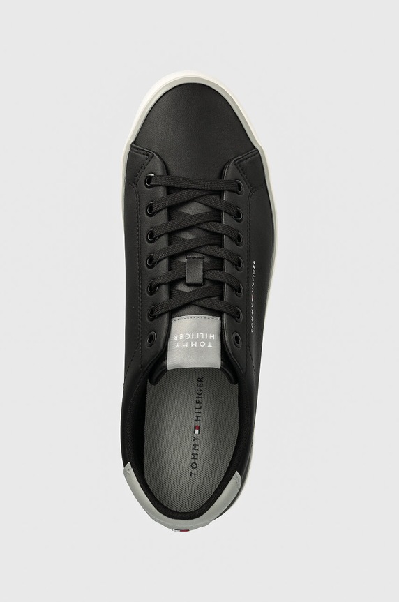 Sneakers boty Tommy Hilfiger TH HI VULC LOW CORE SEASONAL černá FM0FM05110