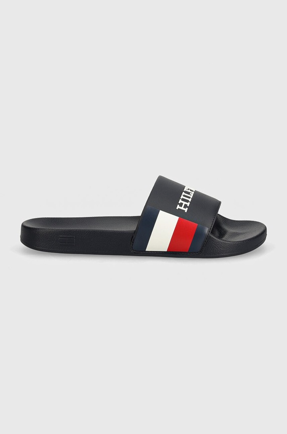 Tommy Hilfiger papucs HILFIGER RWB POOL SLIDE FM0FM05093 sötétkék AW24