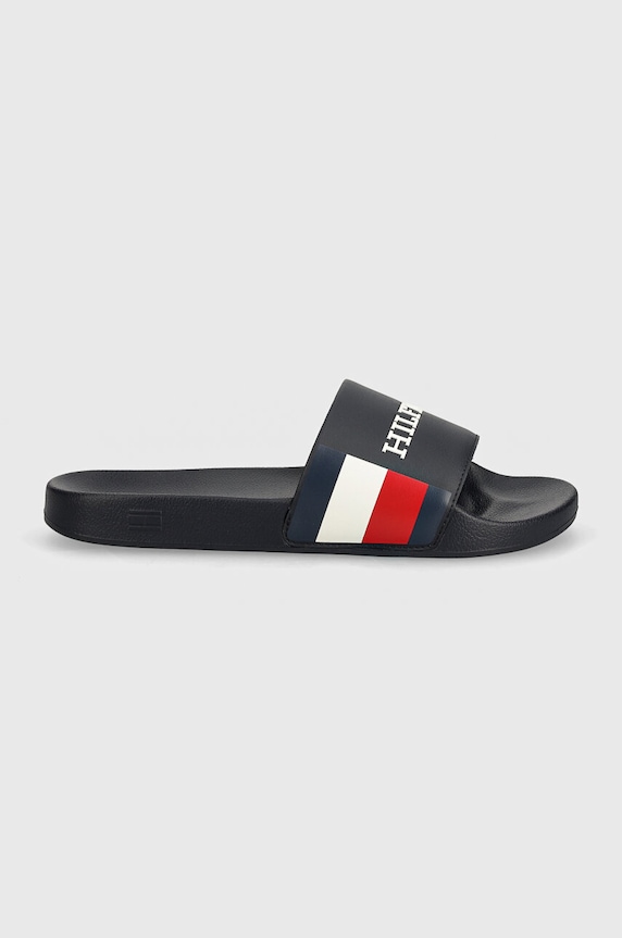 Tommy Hilfiger papucs HILFIGER RWB POOL SLIDE FM0FM05093 sötétkék AW24