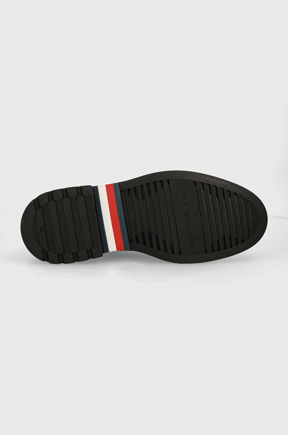 Semišové poltopánky Tommy Hilfiger LIGHT HILFIGER LWT SUEDE SHOE FM0FM05088 hnedá