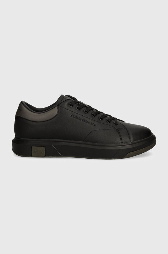 Usnjene superge Armani Exchange XUX123.XV534.U181 črna AW24