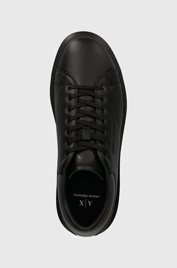 Usnjene superge Armani Exchange črna XUX123.XV534.U181