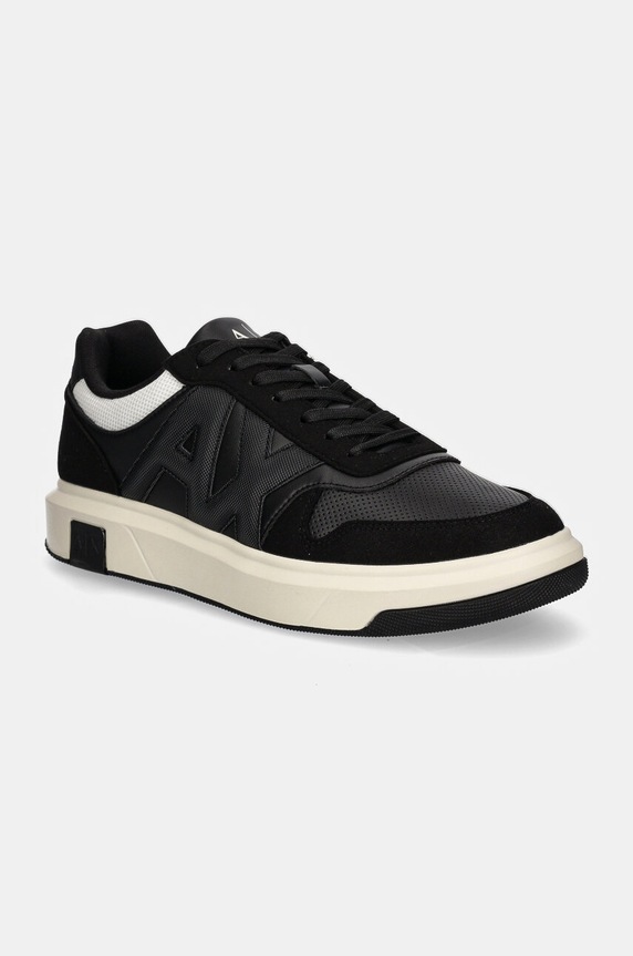 Tenisice Armani Exchange tekstil crna XUX220.XV858.K599