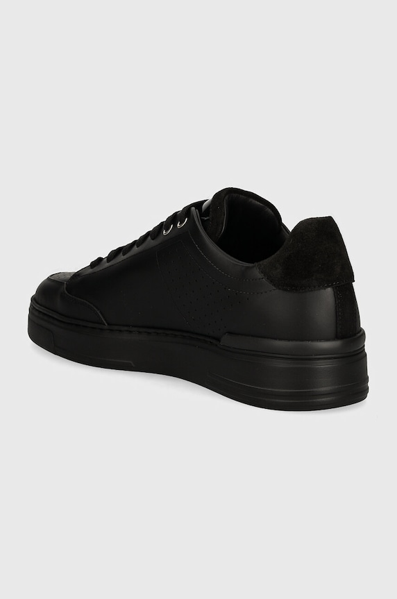 Obuća Kožne tenisice Philipp Plein Lo-Top Hexagon MSC3981.PLE005N.0202 crna