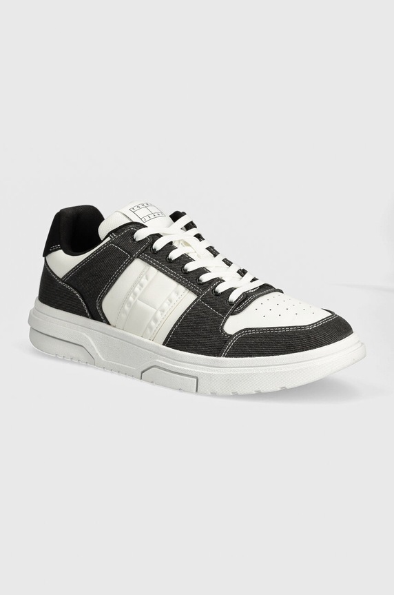 Tommy Jeans sneakersy THE BROOKLYN MIX MATERIAL tekstylny czarny EM0EM01428