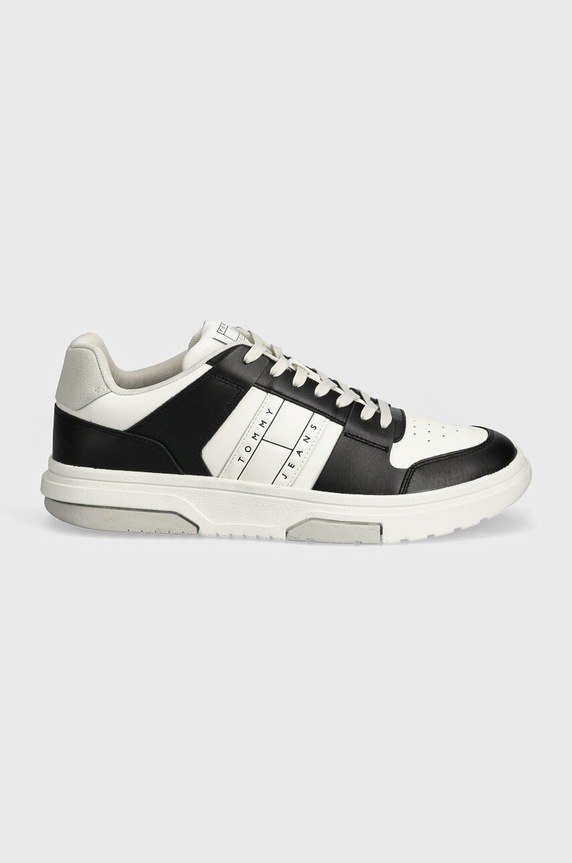 Tommy Jeans sneakersy skórzane THE BROOKLYN LEATHER EM0EM01429 czarny NC24