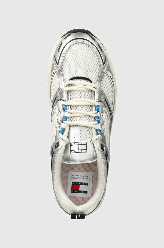 Tenisky Tommy Jeans TJM ARCHIVE RETRO RUNNER strieborná EM0EM01486
