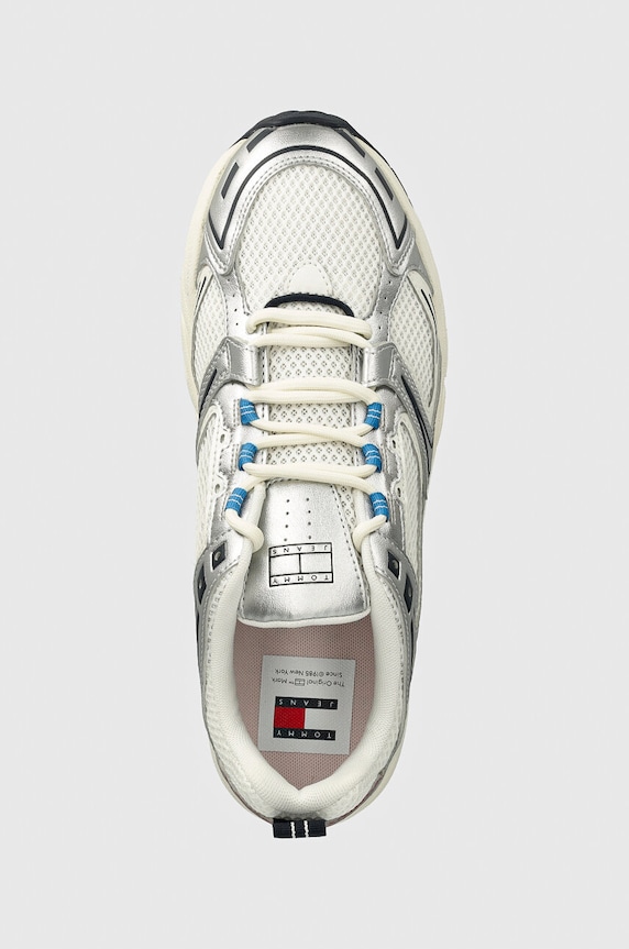 Tenisky Tommy Jeans TJM ARCHIVE RETRO RUNNER strieborná EM0EM01486