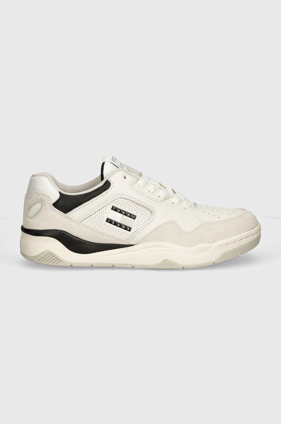 Tommy Jeans sneakersy TJM NEW BASKET SNEAKER LC EM0EM01500 biały AW24