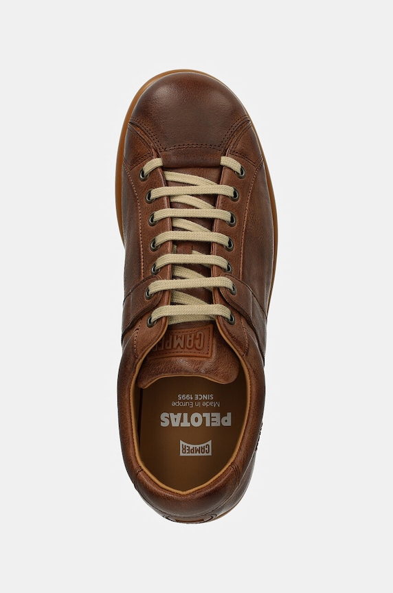 Δερμάτινα sneakers Camper Pelotas Ariel καφέ 17408.125